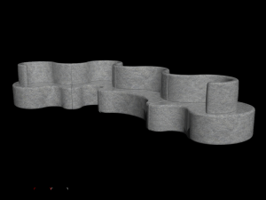 Cloverleaf Sofa 3D Model