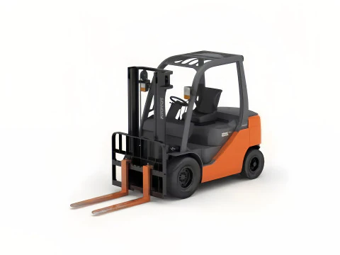 Toyota Electric Forklift 3D Model