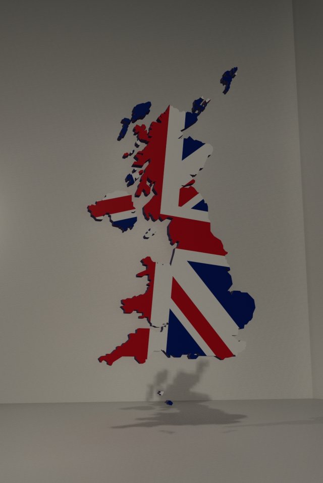 United kingdom 3D-Modell .c4d .max .obj .3ds .fbx .stl .blend 