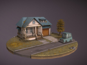 Autumn House 3Dモデル