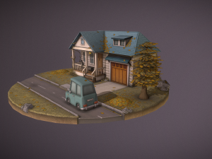 Autumn House Model 3D