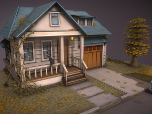 Autumn House Model 3D