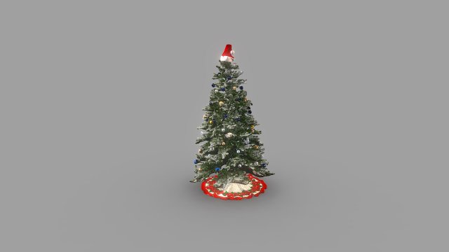 Christmas Tree 3D Scan 3D Model .c4d .max .obj .3ds .fbx .stl .blend 