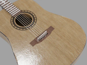 Acoustic guitar 3D Model