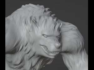 World of Warcraft Druid form Bear 3D Print Model