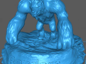 World of Warcraft Druid form Bear 3D Print Model