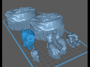 World of Warcraft Druid form Bear 3D Baskı Modeli