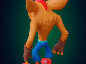 Crash Bandicoot 3d MODEL STL 3D Print Model