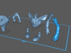 Crash Bandicoot 3d MODEL STL 3D Print Model