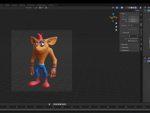 Crash Bandicoot 3d MODEL STL 3D Print Model