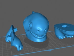 Shark PRINT STL OBJ FBX BLEND 3D Print Model
