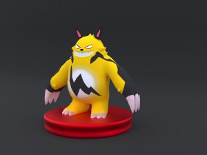 GRIZZBOLT PALWORLD GAME 3D PRINT MODEL HIGH POLY STL FBX BLEND OBJ 3D Print Model