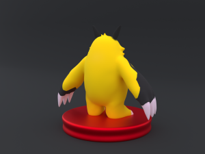 GRIZZBOLT PALWORLD GAME 3D PRINT MODEL HIGH POLY STL FBX BLEND OBJ 3Dプリントモデル