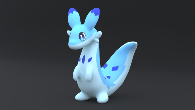 Chillet Pokemon Palworld high poly stl fbx obj blend 3D-printmodel .c4d .max .obj .3ds .fbx .stl .blend 