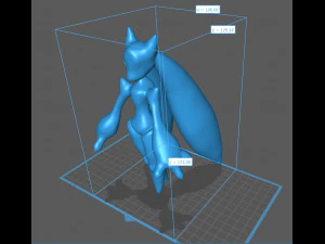 Lunaris Palworld Pokemon 3d PRINT HIGH POLY STL FBX OBJ BLEND 3D Print Model