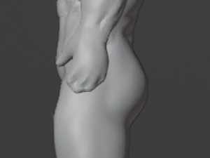 Base Mesh Sports Man Orc High Poly STL OBJ FBX BLEND Modelo 3D