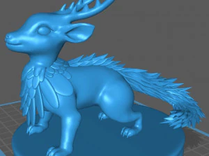 Wolpertinger Fantasy Monster Animal 3D PRINT BLEND FBX OBJ STL 3D Print Model