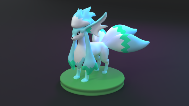 Foxcicle 3D PRINT MODEL HIGH POLY BLEND STL FBX OBJ 3D Print Model .c4d .max .obj .3ds .fbx .stl .blend 