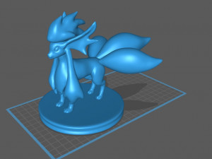 Foxcicle 3D PRINT MODEL HIGH POLY BLEND STL FBX OBJ 3D Print Model