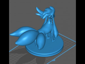 Foxcicle 3D PRINT MODEL HIGH POLY BLEND STL FBX OBJ 3D Print Model