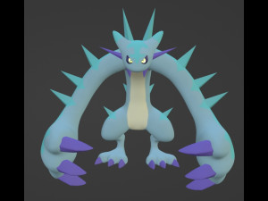 Cryolinx Palworld Pokemon 3D Print Free model STL FBX BLEND 3D प्रिंट मॉडल