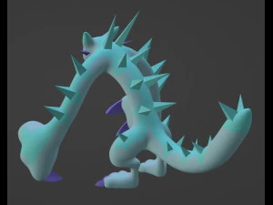 Cryolinx Palworld Pokemon 3D Print Free model STL FBX BLEND 3D Print Model
