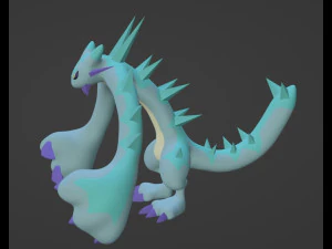 Cryolinx Palworld Pokemon 3D Print Free model STL FBX BLEND 3D Print Model
