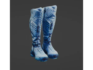 Mezcla de botas de ciencia ficci&oacute;n Modelo 3D