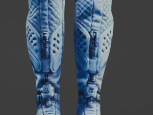 Sci-fi Boots Blend 3D Model