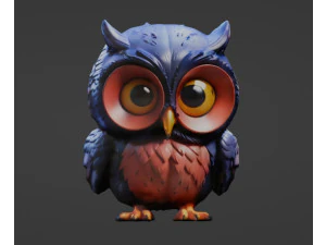 Mistura de Coruja Modelo 3D