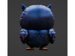Owl Blend 3D Model