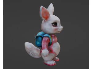 Cute bunny doll 3D Model