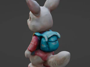 Cute bunny doll 3D Model