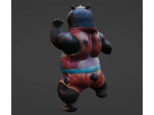 Kung Fu Panda Blend 3D Model