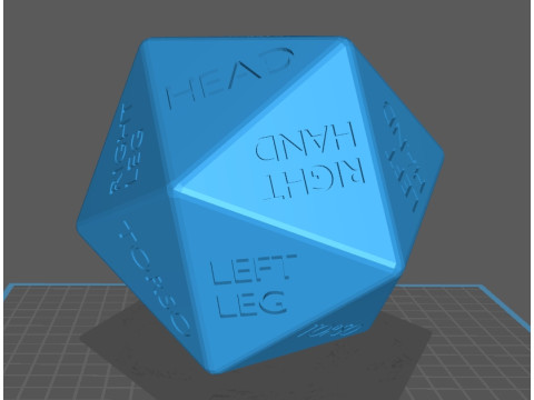 DICE D20 FALLOUT Modelo de Impressão 3D
