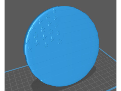 USA COIN ICON KEYCHAIN 3D Print Model