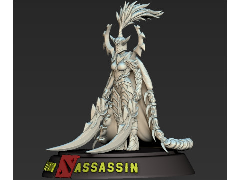 Phantom Assassin dota 2 Modelo de impresión 3D