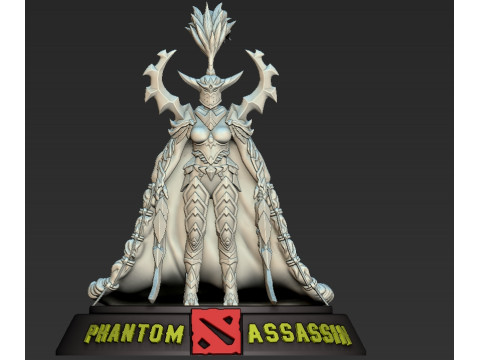 Phantom Assassin dota 2 Model Cetak 3D