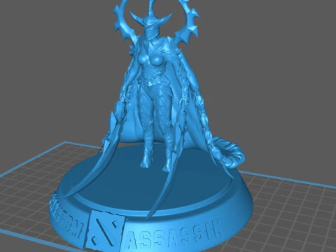 Phantom Assassin dota 2 3D Print Model