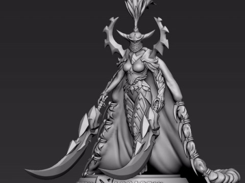 Phantom Assassin dota 2 Model Cetak 3D