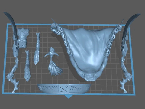 Phantom Assassin dota 2 3D Print Model