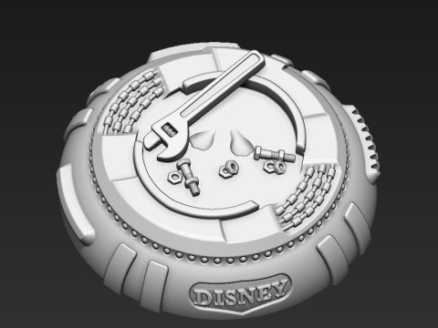 Gadget Hackwrench Chip and Dale 3D-printmodel