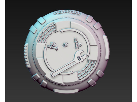 Gadget Hackwrench Chip and Dale 3D-printmodel