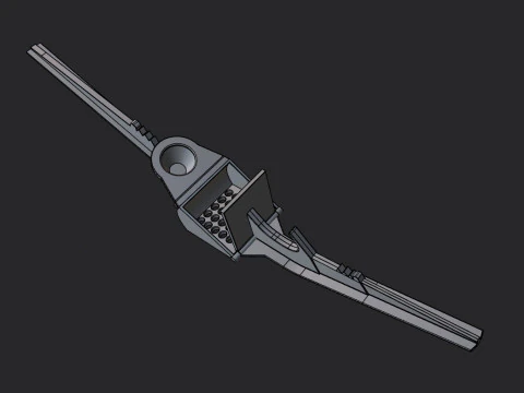 Knoblauchpresse 3D Modell