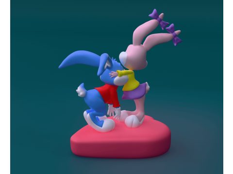 Tiny Toon Bugs Bunny 3Dプリントモデル