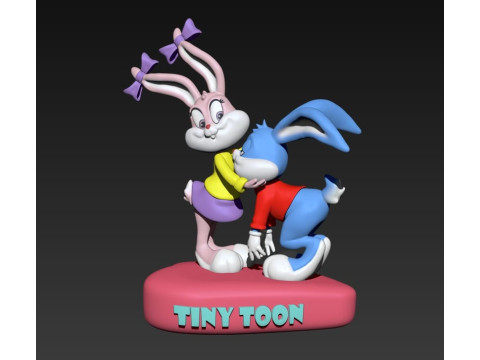 Tiny Toon Bugs Bunny 3Dプリントモデル