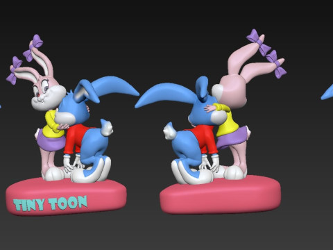 Tiny Toon Bugs Bunny 3Dプリントモデル