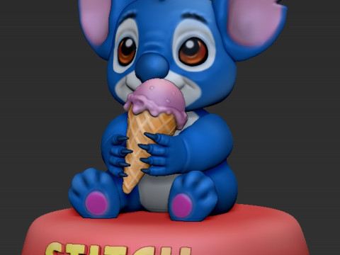 STITCH LILO AND STITCH 3Dプリントモデル