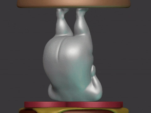 Fitness model 3D Baskı Modeli