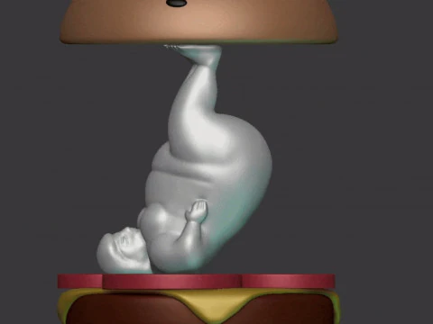 Fitness model 3D Print Model